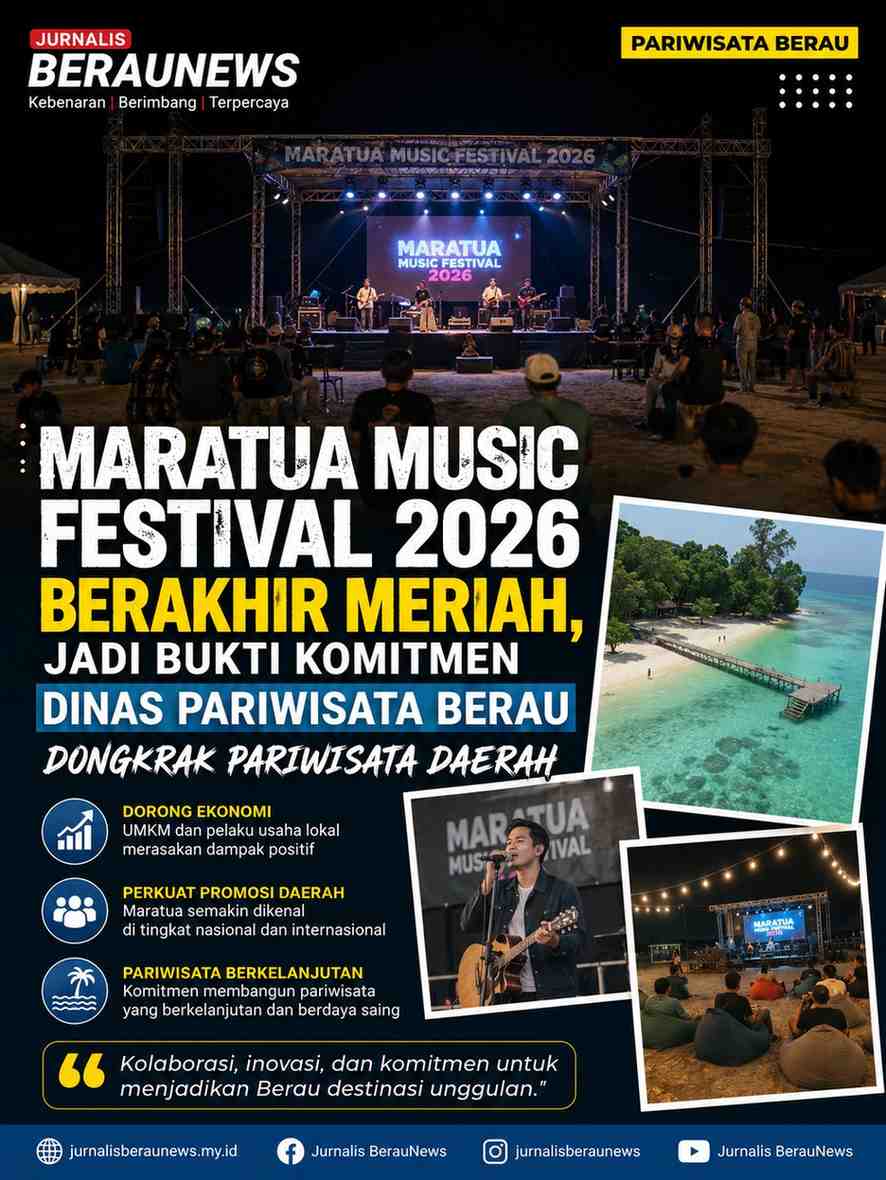 Berakhir Meriah, Jadi Bukti Komitmen Dinas Pariwisata Berau Dongkrak Pariwisata Daerah